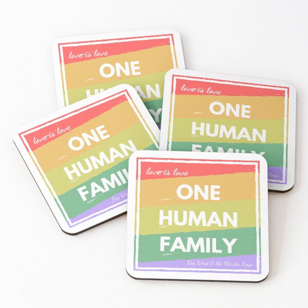 Item preview, One Human Family - Key West and the Florida Keys Motto  designed and sold by Catawampus-Cat.