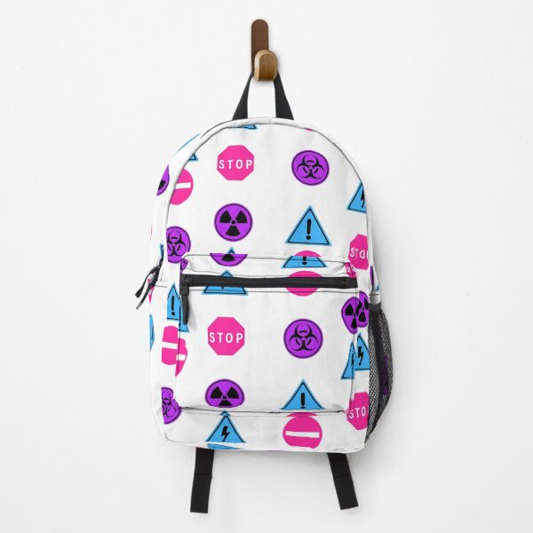 Item preview, Pink Purple Blue Warning Signs and Symblos designed and sold by LeenDesign.