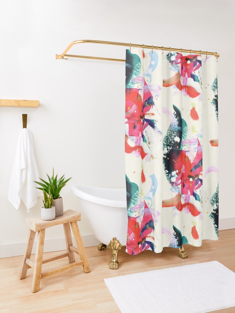 Alternate view of Celebration Dance Shower Curtain
