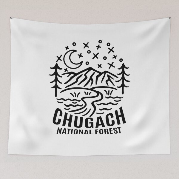 Item preview, Chugach National Forest Sketch  designed and sold by HalpinDesign.
