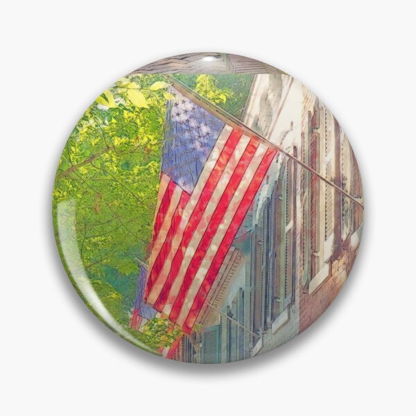Item preview, Neighborhood Dressed in Red, White and Blue designed and sold by Ollivrosa.