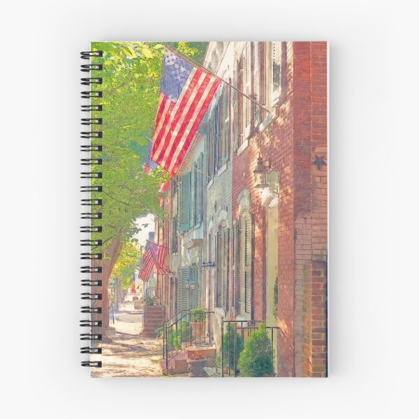 Item preview, Neighborhood Dressed in Red, White and Blue designed and sold by Ollivrosa.