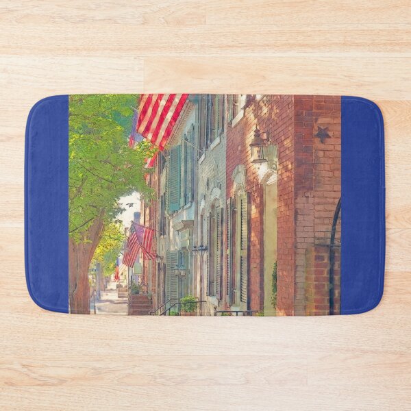 Item preview, Neighborhood Dressed in Red, White and Blue designed and sold by Ollivrosa.