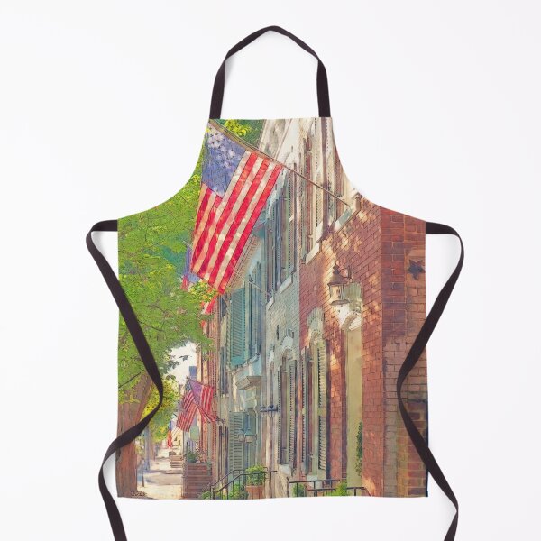 Item preview, Neighborhood Dressed in Red, White and Blue designed and sold by Ollivrosa.