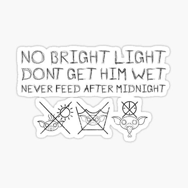 3 règles Sticker