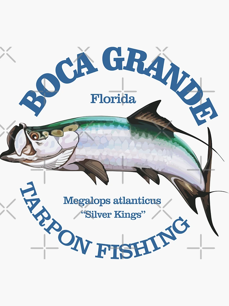 Boca Grande, Florida, Tarpon Fishing Tours Vintage Sign, 1000