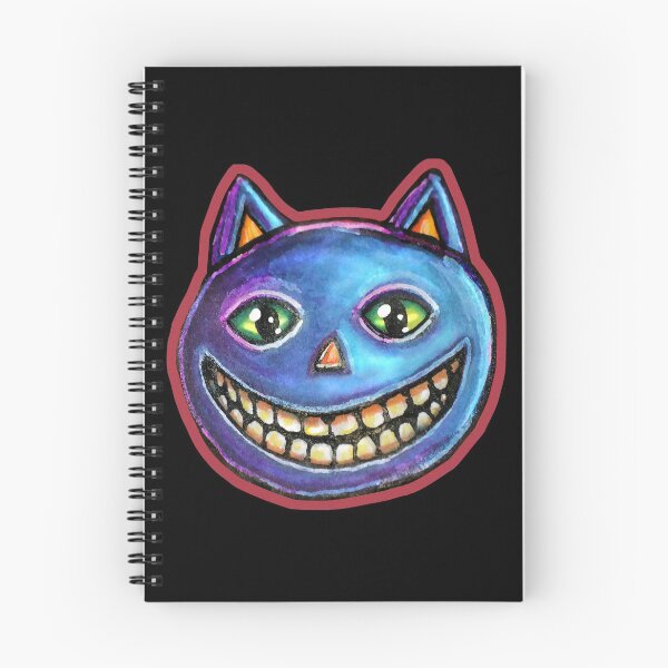 Item preview, Vintage Halloweenies Grinning Blue Cat designed and sold by Falln.