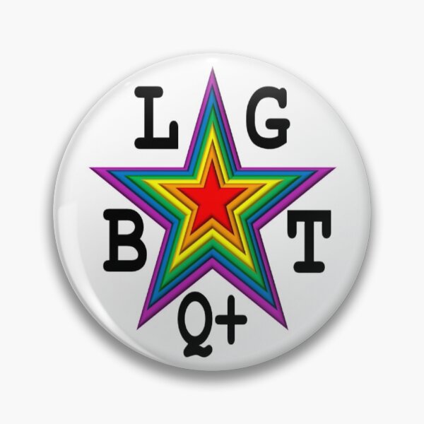 Item preview, LGBTQ+ Pride Rainbow Star Graphic designed and sold by alex96207.