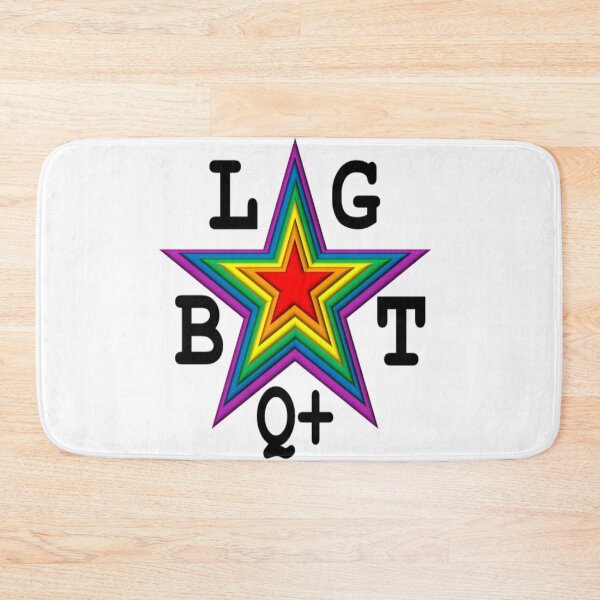 Item preview, LGBTQ+ Pride Rainbow Star Graphic designed and sold by alex96207.