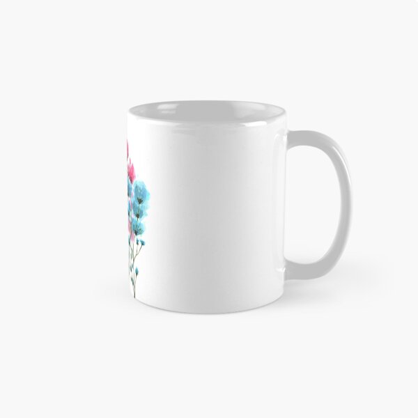 Item preview, Blue and Pink flowers  designed and sold by sassafrascal.