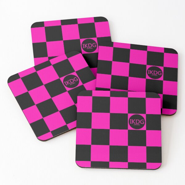 Item preview, Signature - Check/Punk Pink designed and sold by IKDG.
