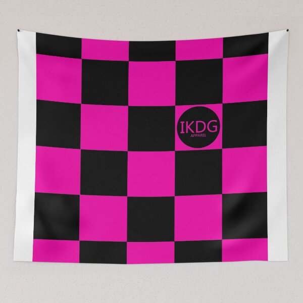 Item preview, Signature - Check/Punk Pink designed and sold by IKDG.