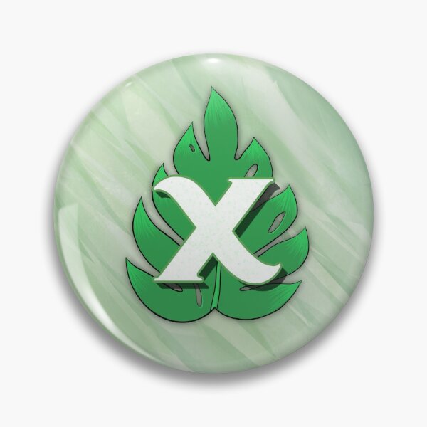 Item preview, Monstera Leaf Letter "X" designed and sold by isacaste.