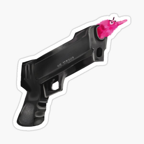 Vista previa del artículo con la obra «Gusano en pistola», diseñado y vendido por Venfire.