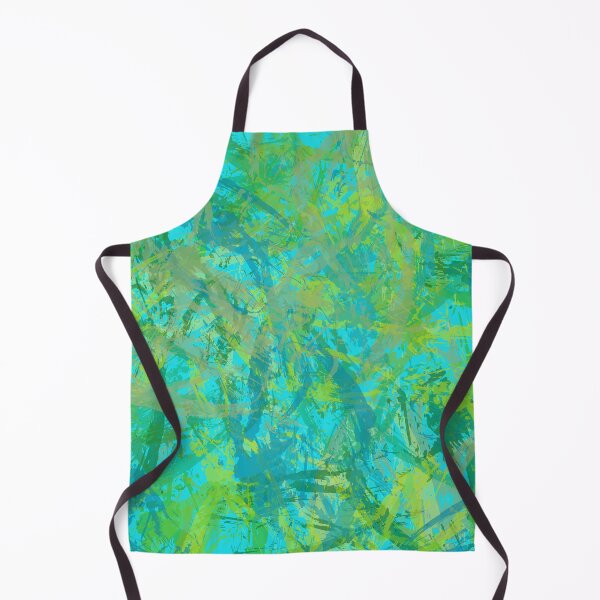 Item preview, Modern Impressionist Style Abstract Art Design Blue Green Aqua designed and sold by NancyMerkle.