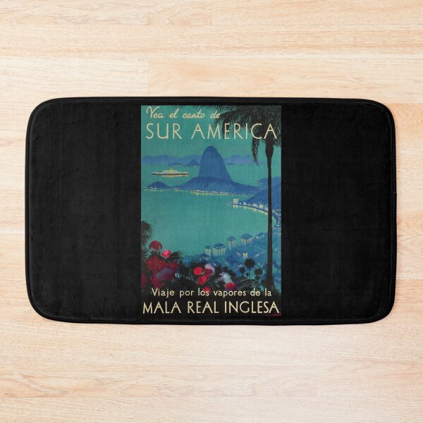 Item preview, Sur America retro poster designed and sold by CorasPosters.