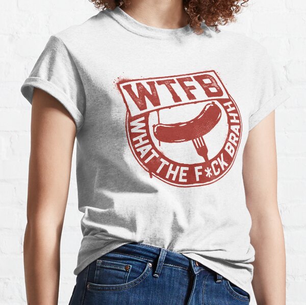 Official WTFBrahh Logo Design Classic T-Shirt