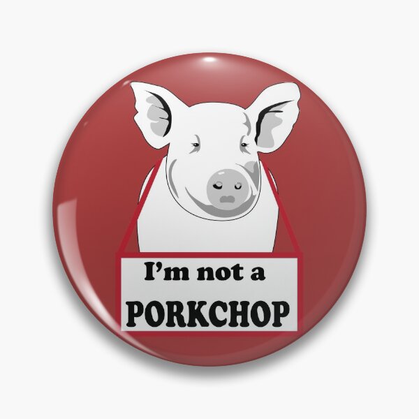 Item preview, Funny Pig Not a Porkchop designed and sold by Charmaine Paulson.