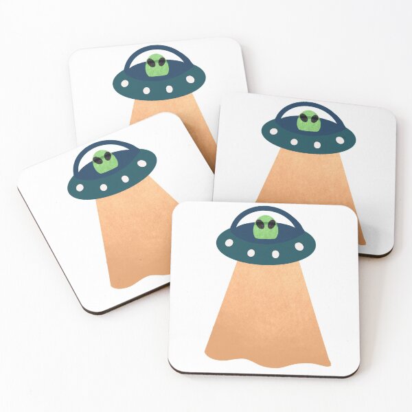 Item preview, Alien UFO navy blue designed and sold by designsbyzw.