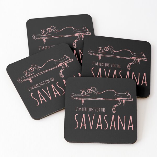 Item preview, I'M HERE JUST FOR THE SAVASANA designed and sold by manuelunsui.