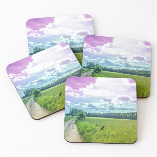 Item preview, Country lane and purple sky designed and sold by Stéphane  Thirion.