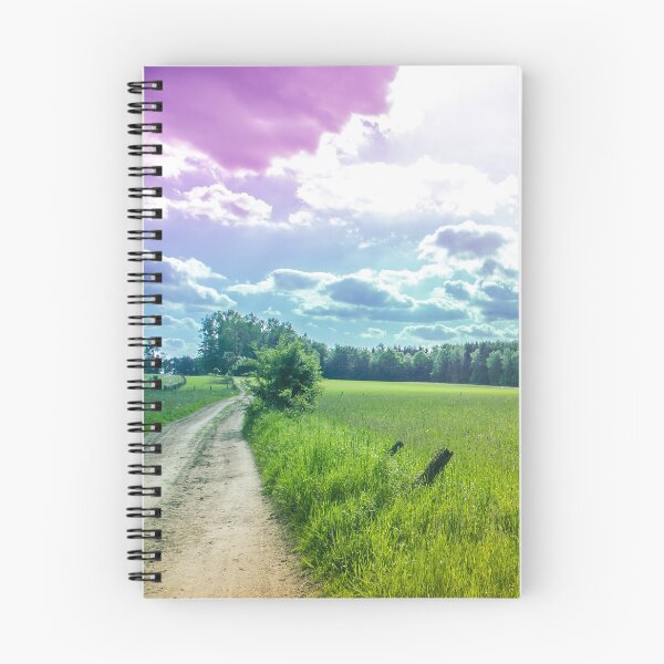 Item preview, Country lane and purple sky designed and sold by Stéphane  Thirion.