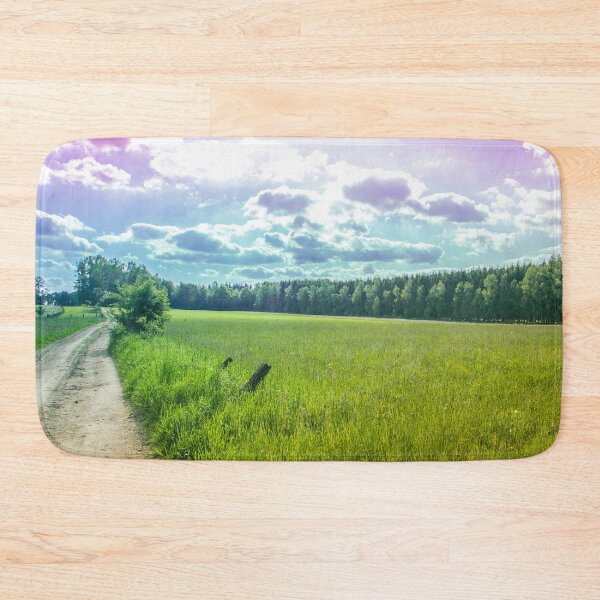 Item preview, Country lane and purple sky designed and sold by Stéphane  Thirion.