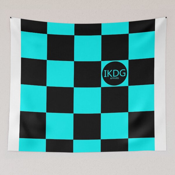 Item preview, Signature - Check/Light Blue designed and sold by IKDG.