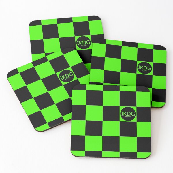 Item preview, Signature - Check/Lime Green designed and sold by IKDG.
