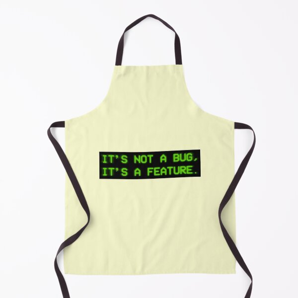 Item preview, It's Not A Bug It's A Feature Programmers Coder Tag designed and sold by thefrshmachine.