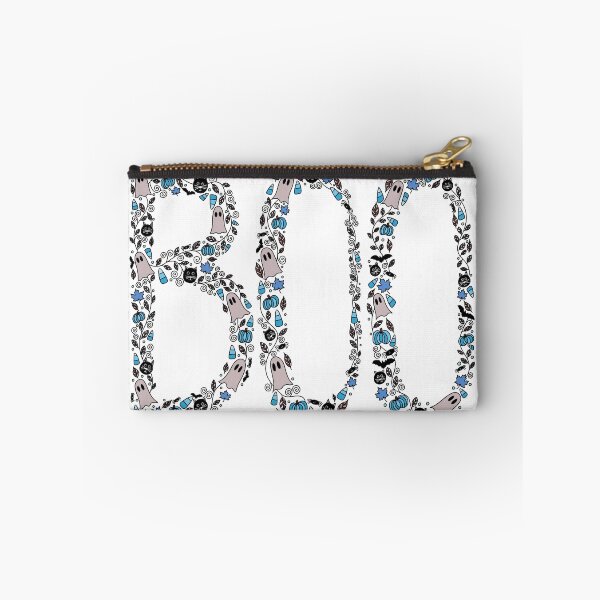 Item preview, Halloween Boo Line Art - Blue designed and sold by monitdesign.