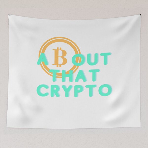 Item preview, About That Crypto, Bitcoin, Cryptocurrency designed and sold by WinningUniverse.