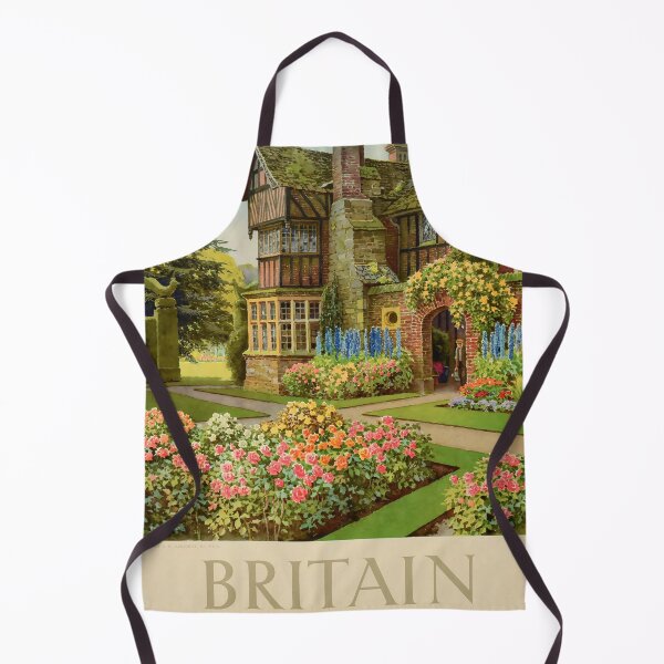 Item preview, Britain in Summer retro poster designed and sold by CorasPosters.