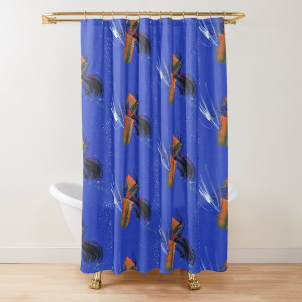 Comet at Dusk Shower Curtain