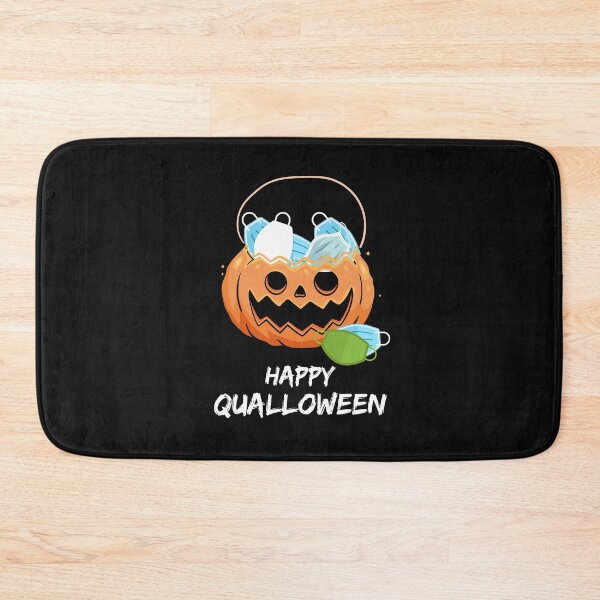 Item preview,  Happy Qualloween Face Mask Halloween Pumpkin Gift designed and sold by BF-Designs.