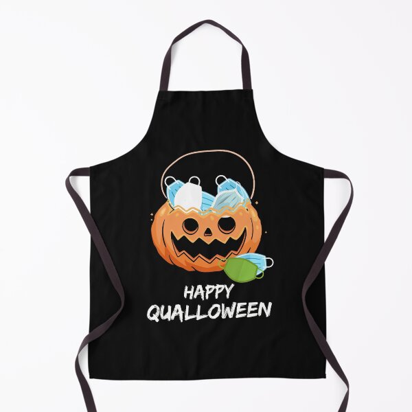 Item preview, Happy Qualloween Face Mask Halloween Pumpkin Gift designed and sold by BF-Designs.