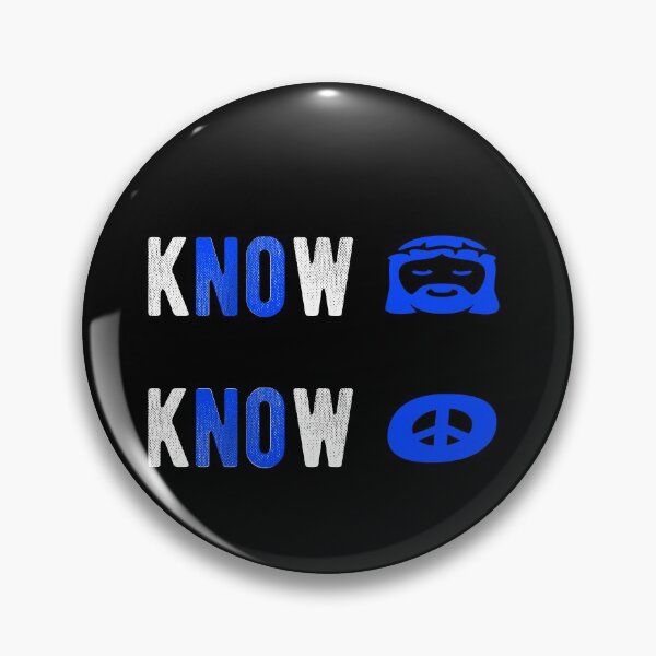 Item preview, Know Jesus, Know Peace; No Jesus, No Peace designed and sold by PeculiarDisplay.