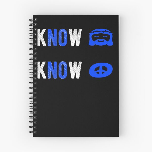 Item preview, Know Jesus, Know Peace; No Jesus, No Peace designed and sold by PeculiarDisplay.