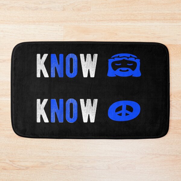 Item preview, Know Jesus, Know Peace; No Jesus, No Peace designed and sold by PeculiarDisplay.