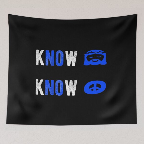 Item preview, Know Jesus, Know Peace; No Jesus, No Peace designed and sold by PeculiarDisplay.