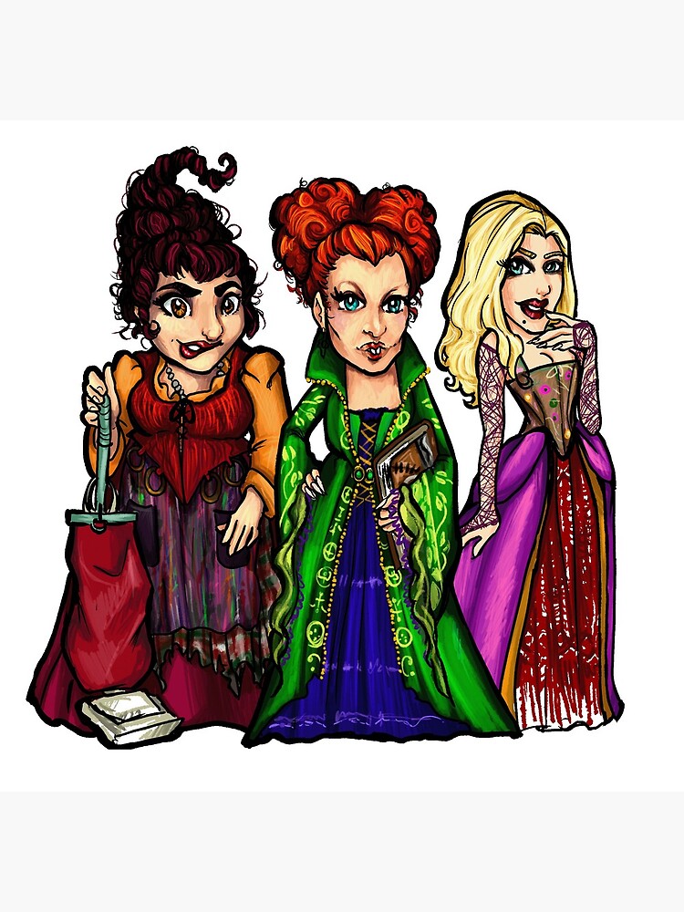 "The Sanderson Sisters" Poster by Nopenname Redbubble