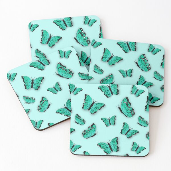 Item preview, Teal Butterfly Patterned designed and sold by isacaste.