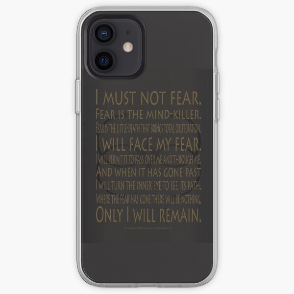 Litany I Must Not Fear and Bene Gesserit Symbol Art Design Gradient - Dune (2020 film) iPhone Soft Case