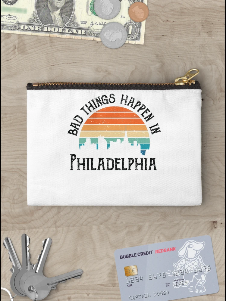 Thumbnail 3 of 4, Zipper Pouch, Bad Things Happen In Philadelphia designed and sold by CodingForTech.