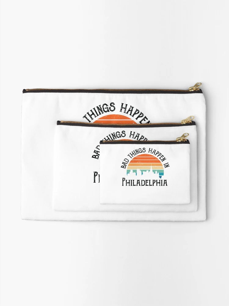 Thumbnail 2 of 4, Zipper Pouch, Bad Things Happen In Philadelphia designed and sold by CodingForTech.
