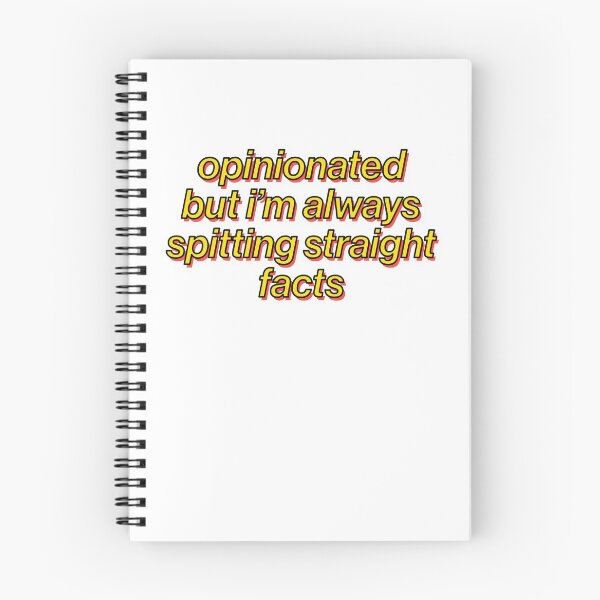 Item preview, Opinionated But Spitting Straight Facts Sarcastic Smart College designed and sold by thefrshmachine.