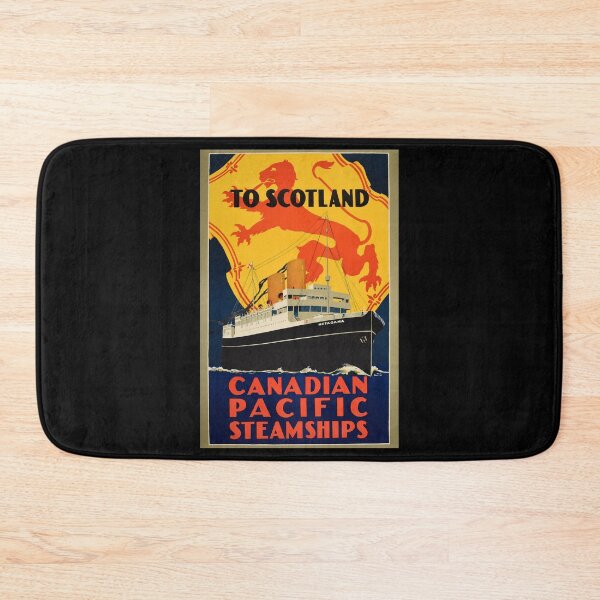 Item preview, To Scotland retro poster designed and sold by CorasPosters.