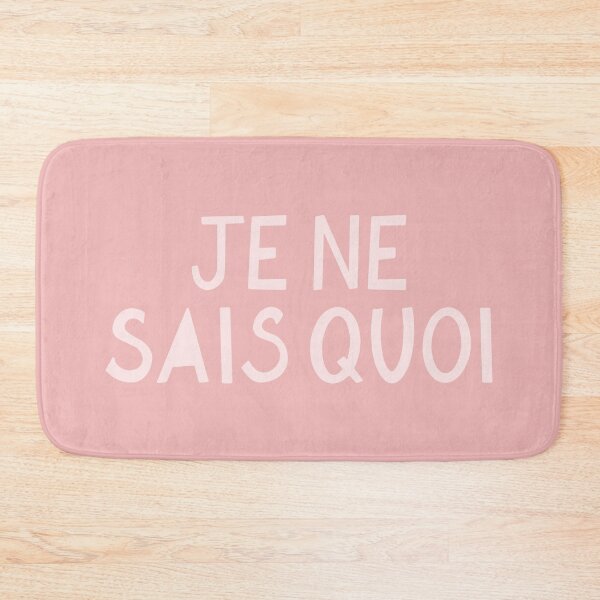 Item preview, Je Ne Sais Quoi (I Don't Know What) French Pink Hand Lettering designed and sold by Lyman Creative Co..