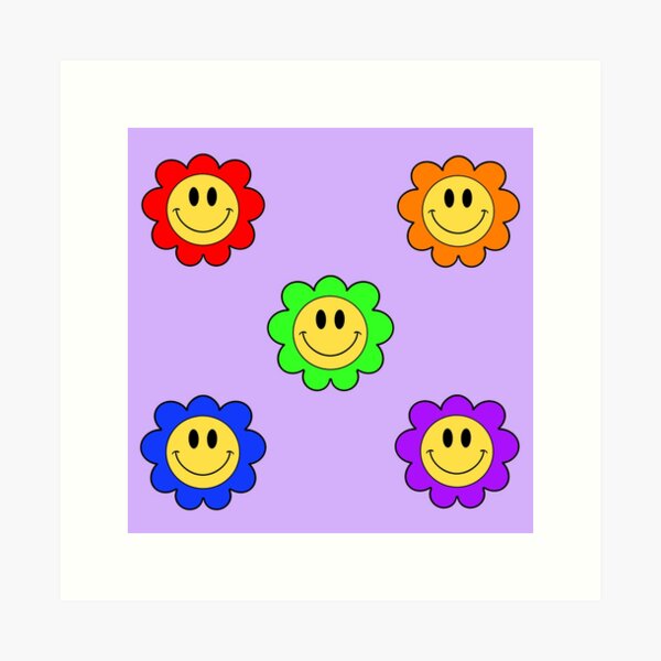 Flower Smiley – Esthetic Prints