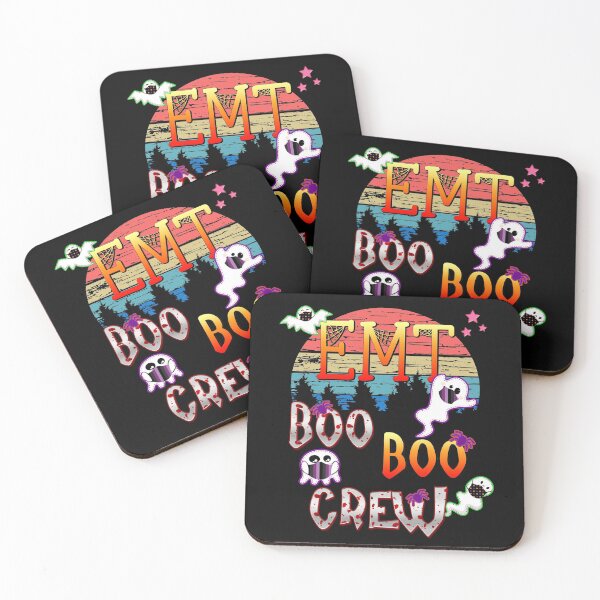 Aperçu de l'œuvre EMT Boo Boo Crew Halloween Souvenirs Drôles créée et vendue par Nzgiftsandmore.